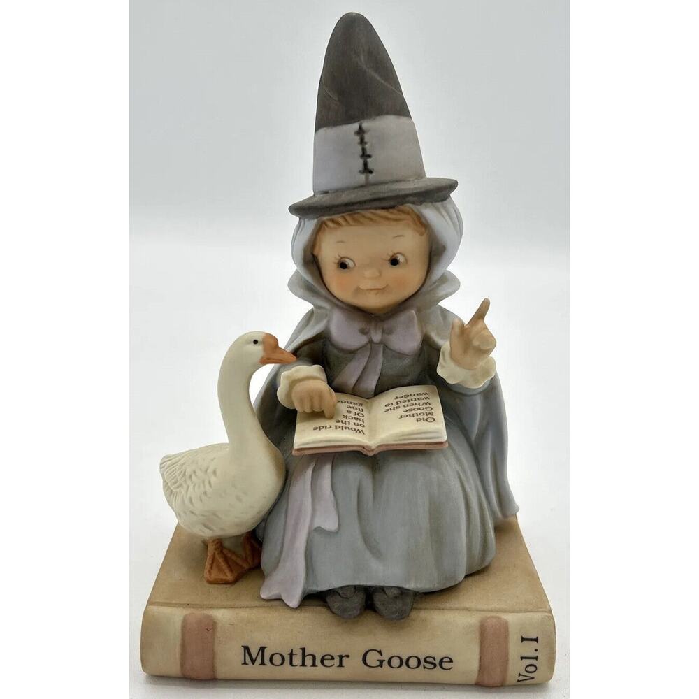 Enesco Once Upon A Fairy Tale Mother Goose Figurine No‎ Box SKU U229